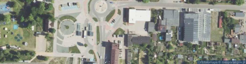 Zdjęcie satelitarne Pomnik poświęcony strażakom