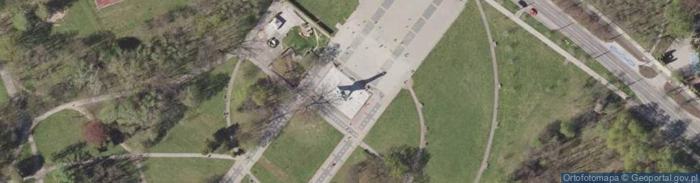 Zdjęcie satelitarne Pomnik Powstańca Śląskiego