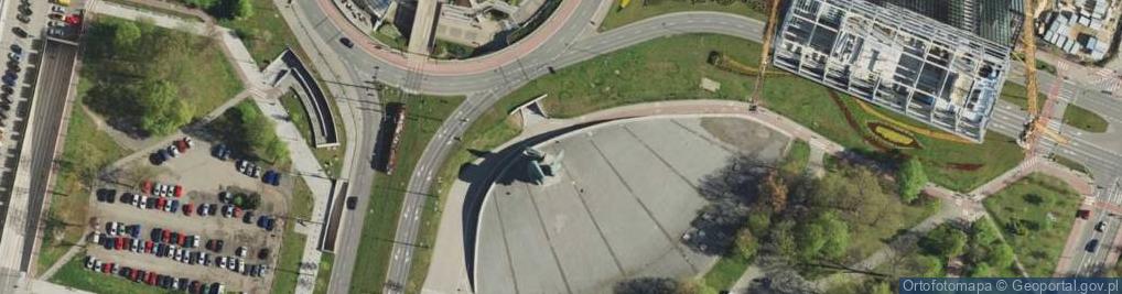 Zdjęcie satelitarne Pomnik Powstańców Śląskich