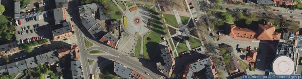 Zdjęcie satelitarne Pomnik Powstańców Śląskich