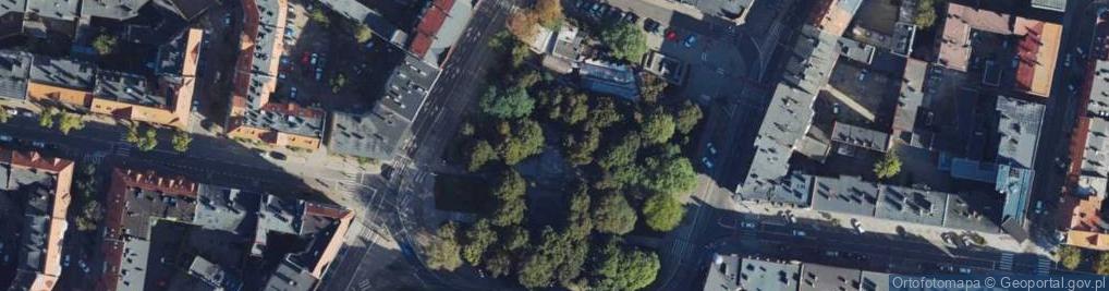 Zdjęcie satelitarne Pomnik Stanisława Moniuszki