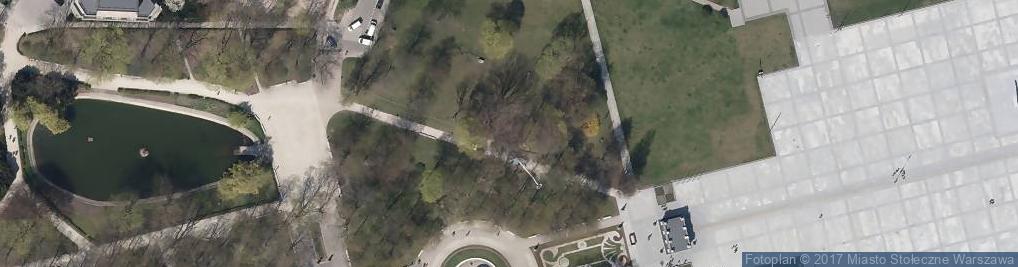 Zdjęcie satelitarne Pomnik Stefana Starzyńskiego w Warszawie