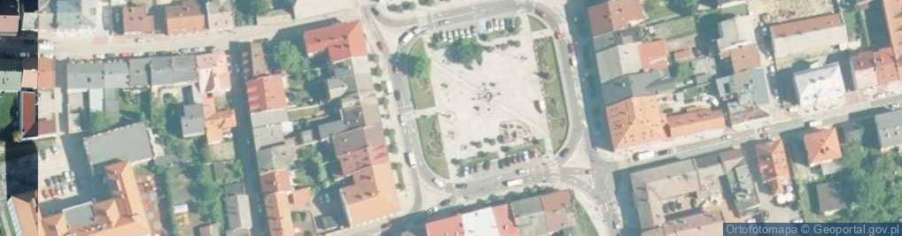 Zdjęcie satelitarne pomnik Św. Jana Kantego