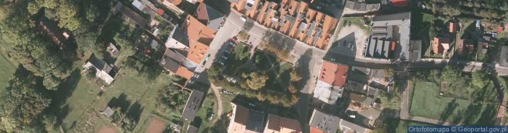 Zdjęcie satelitarne Pomnik św Nepomucena