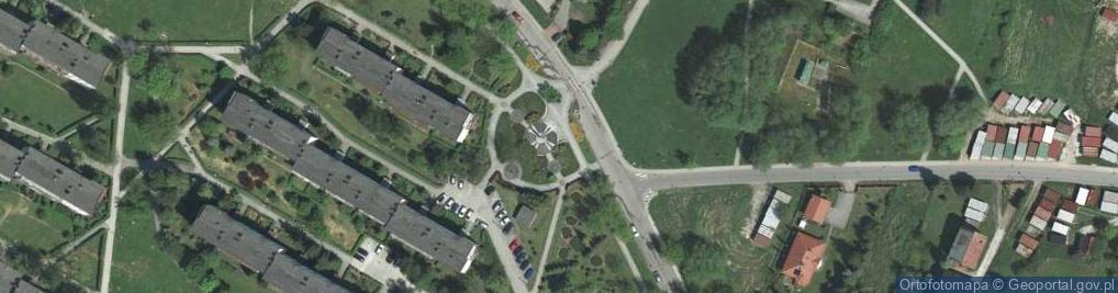 Zdjęcie satelitarne Pomnik upamiętniający wizytę Jana Pawła II
