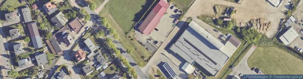 Zdjęcie satelitarne Pomnik upamiętniający zestrzelenie dwóch samolotów w 1915r