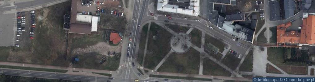 Zdjęcie satelitarne Pomnik zesłańców Sybiru