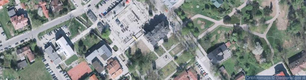 Zdjęcie satelitarne Pomordowanym przez Niemców