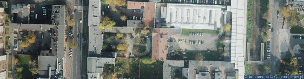 Zdjęcie satelitarne Popiersie Juliusza Słowackiego patrona szkoły