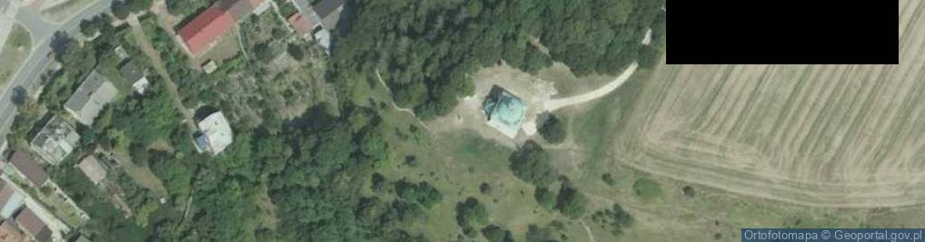 Zdjęcie satelitarne posąg św. Pawła Apostoła