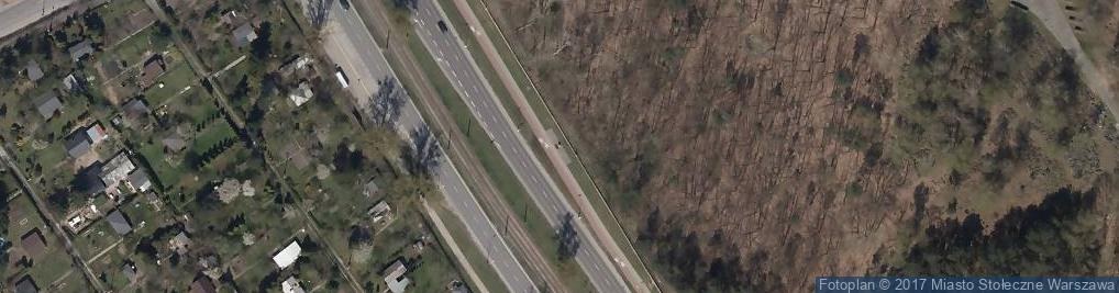Zdjęcie satelitarne Powstanie Warszawskie