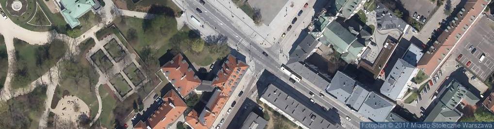 Zdjęcie satelitarne Powstanie warszawskie