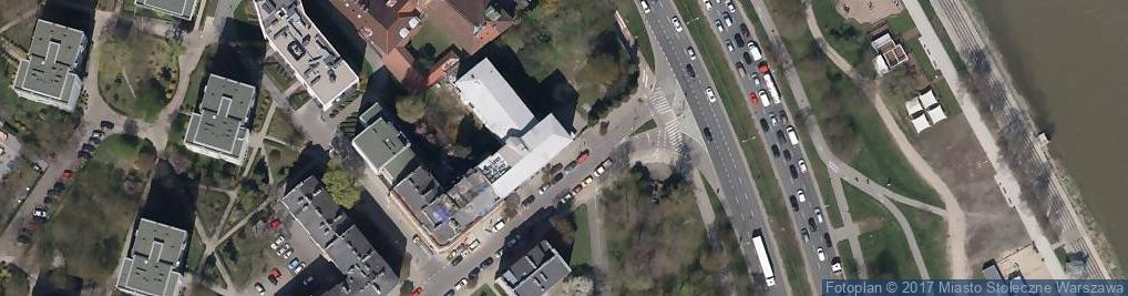 Zdjęcie satelitarne Powstanie Warszawskie