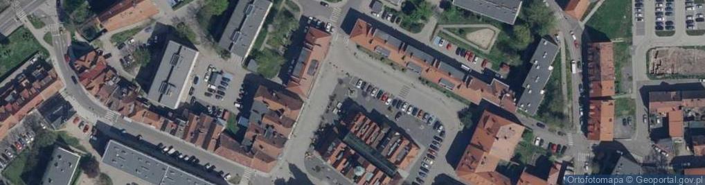 Zdjęcie satelitarne Słupy poczty polsko-saskiej