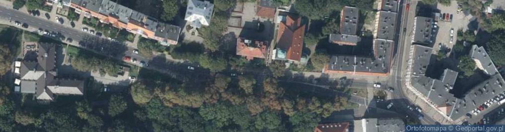 Zdjęcie satelitarne Tablica z okazji 60-tej rocznicy utworzenia Administracji Leśne