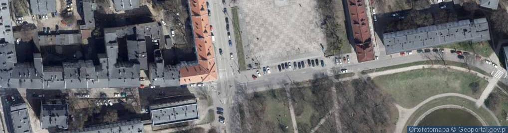 Zdjęcie satelitarne w 575 rocznicę nadania Łodzi praw miejskich