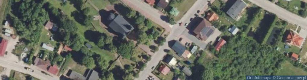 Zdjęcie satelitarne W Hołdzie Ofiarom II Wojny Światowej z Gminy Kuźnica