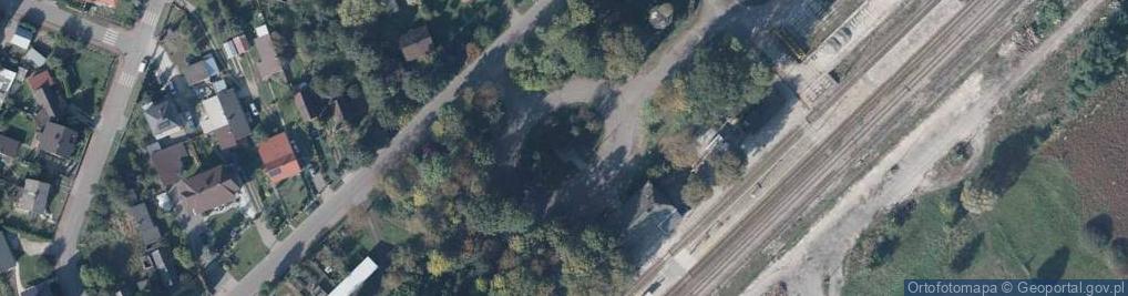 Zdjęcie satelitarne W hołdzie poległym i pomordowanym kolejarzom linii Łuków-Lublin