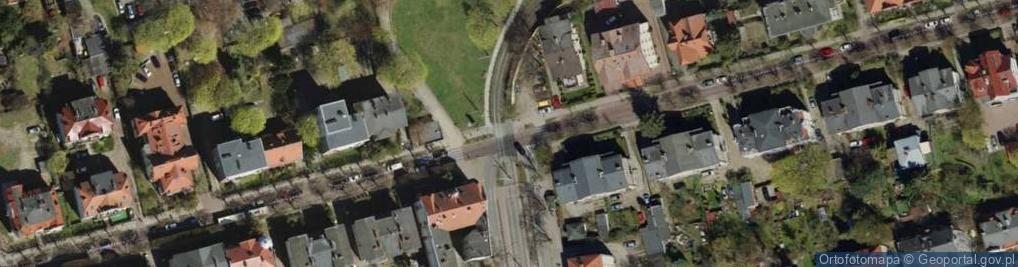Zdjęcie satelitarne Westerplatte