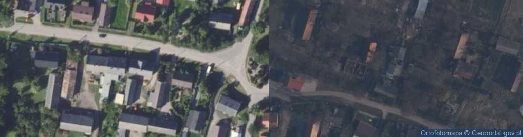 Zdjęcie satelitarne Założycielom i działaczom OSP Turkowy