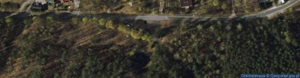 Zdjęcie satelitarne Zamordowanym Żołnierzom A. K.