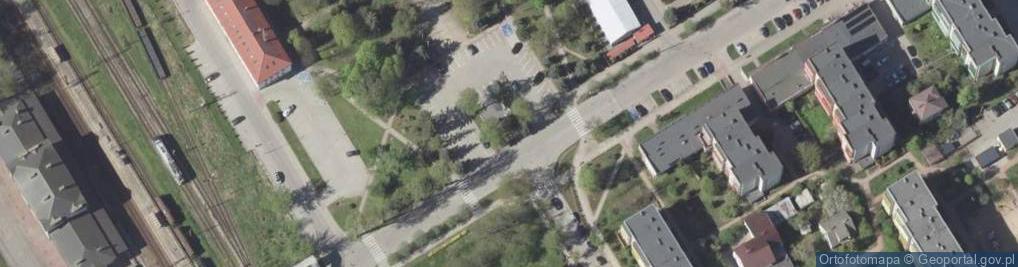 Zdjęcie satelitarne Żołnierzom AK