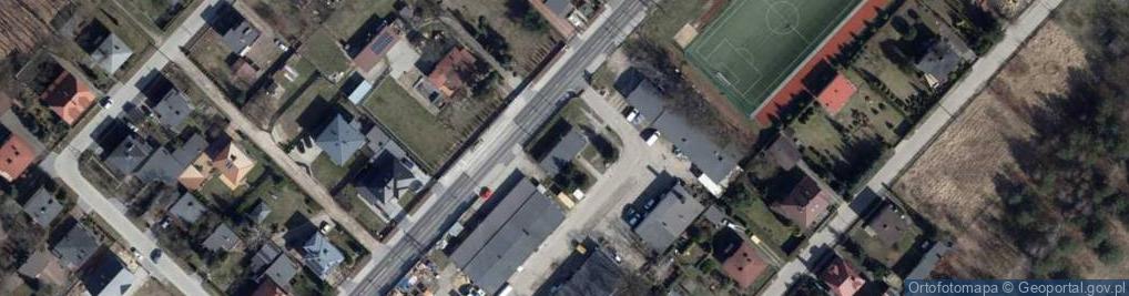 Zdjęcie satelitarne Pomoc Drogowa A1 A2 Łódż Laweta 24 h
