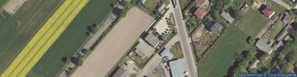 Zdjęcie satelitarne Gminny Ośrodek Pomocy Społecznej w Borzechowie