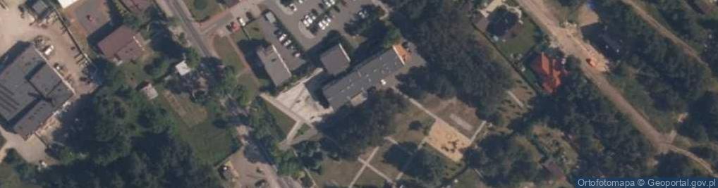 Zdjęcie satelitarne Gminny Ośrodek Pomocy Społecznej w Popowie