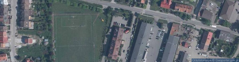 Zdjęcie satelitarne Gminny Ośrodek Pomocy Społecznej w Siechnicach