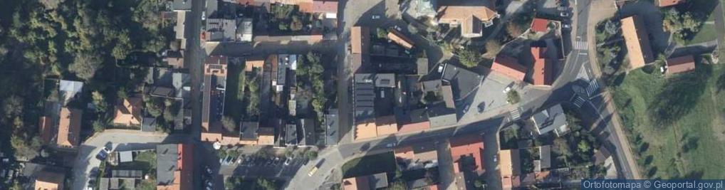 Zdjęcie satelitarne Miejsko - Gminny Ośrodek Pomocy Społecznej