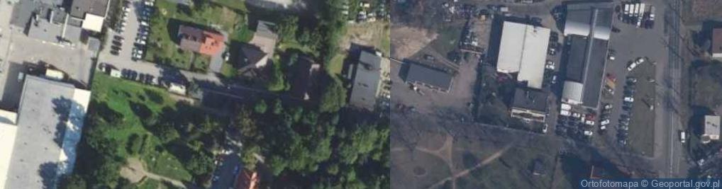 Zdjęcie satelitarne Miejsko - Gminny Ośrodek Pomocy Społecznej