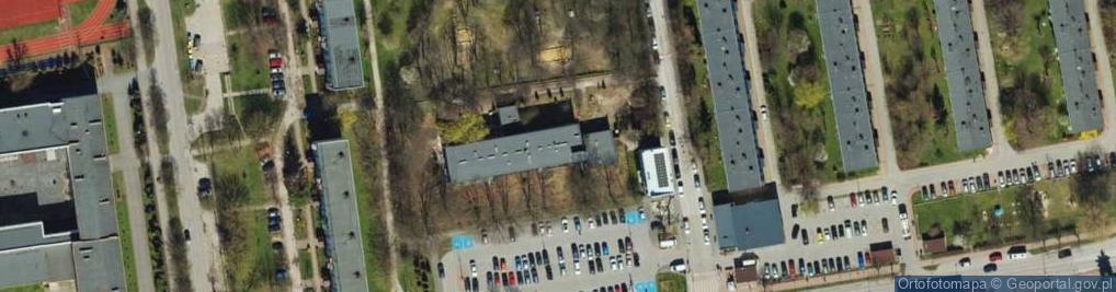 Zdjęcie satelitarne Miejsko-Gminny Ośrodek Pomocy Społecznej