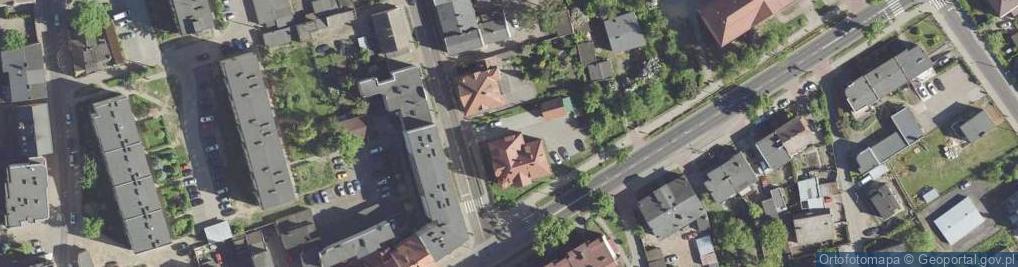 Zdjęcie satelitarne Miejsko-Gminny Ośrodek Pomocy Społecznej