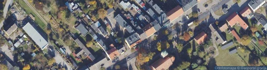 Zdjęcie satelitarne Miejsko-Gminny Ośrodek Pomocy Społecznej