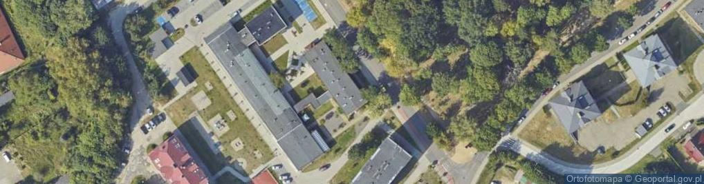 Zdjęcie satelitarne Miejsko-Gminny Ośrodek Pomocy Społecznej