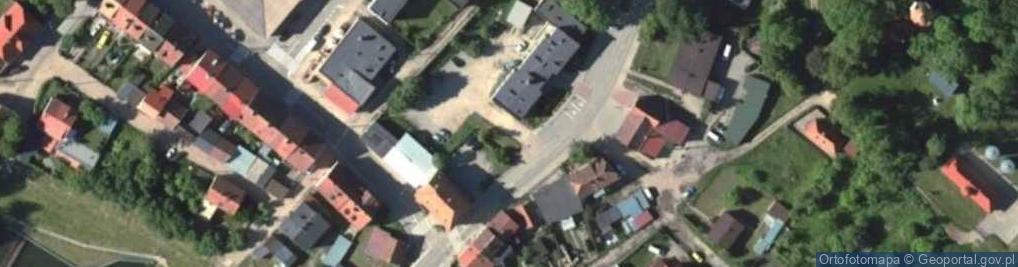 Zdjęcie satelitarne Miejsko-Gminny Ośrodek Pomocy Społecznej