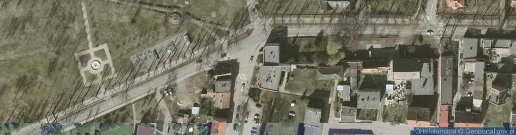Zdjęcie satelitarne Miejsko-Gminny Ośrodek Pomocy Społecznej