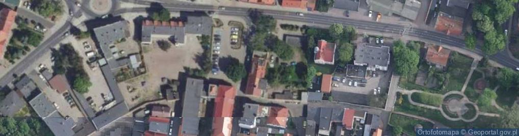 Zdjęcie satelitarne Miejsko-Gminny Ośrodek Pomocy Społecznej