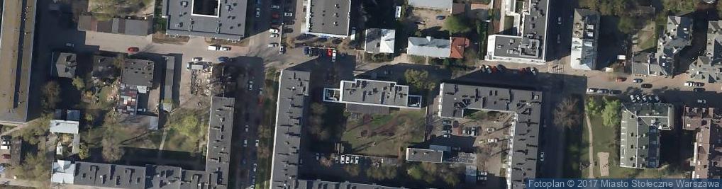Zdjęcie satelitarne Ośrodek Pomocy Społecznej Dzielnicy Praga Południe