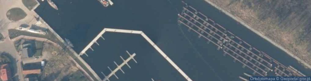 Zdjęcie satelitarne Port Trzebież