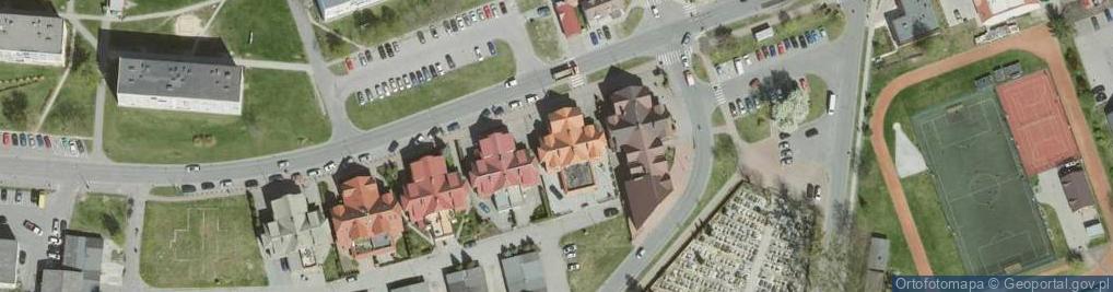 Zdjęcie satelitarne Labolatorium Analiz Lekarskich