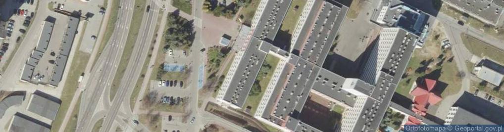 Zdjęcie satelitarne Szpital JP2