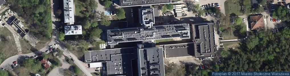 Zdjęcie satelitarne Szpital Kolejowy