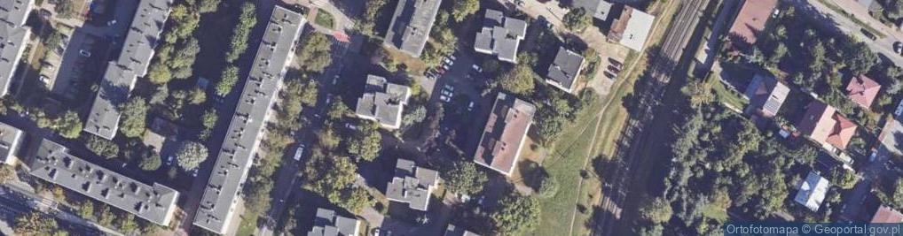 Zdjęcie satelitarne Pralnia Pruszków