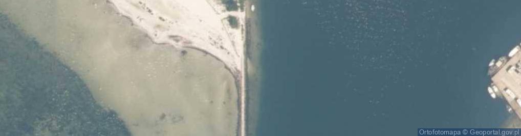 Zdjęcie satelitarne Prawa strona szlaku żeglownego