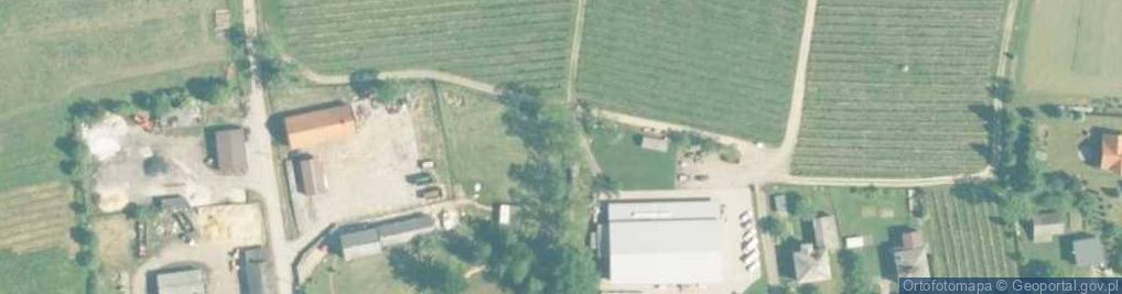 Zdjęcie satelitarne Borówkowa dolina