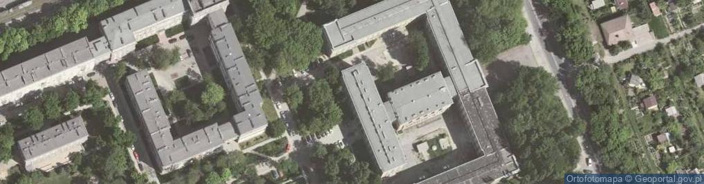Zdjęcie satelitarne Prokuratura Rejonowa Kraków Podgórze