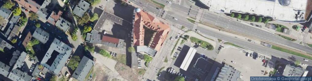Zdjęcie satelitarne Prokuratura Rejonowa Sosnowiec Południe