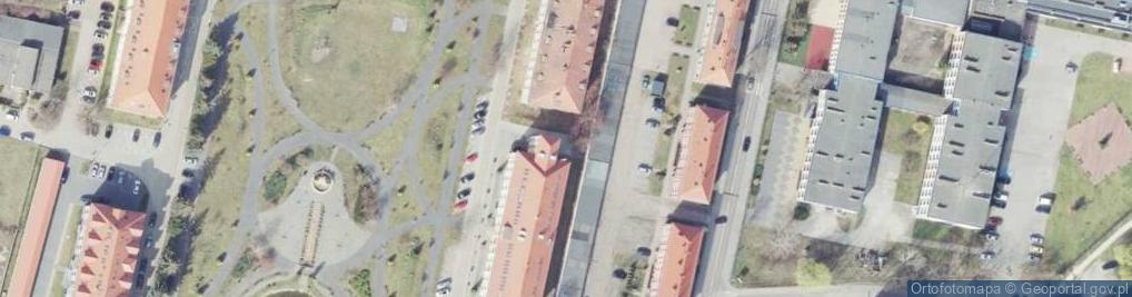 Zdjęcie satelitarne Prokuratura Rejonowa w Krośnie Odrzańskim